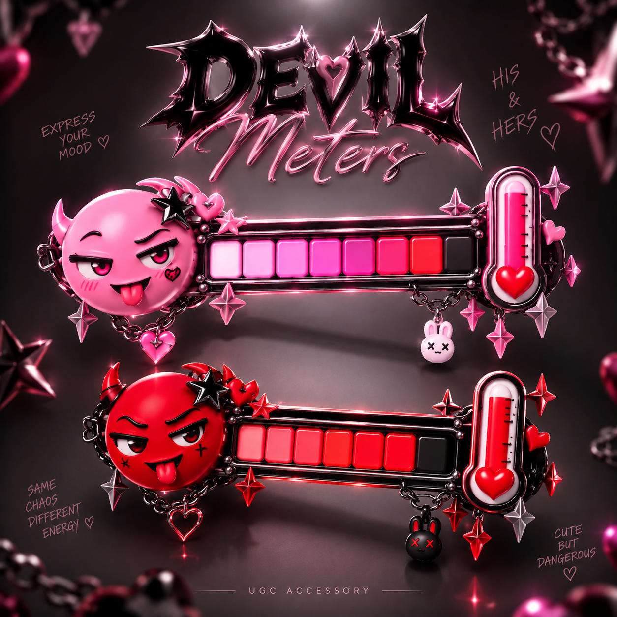 DEVIL METER — HIS & HERS 2-IN-1 3D ASSET BUNDLE
