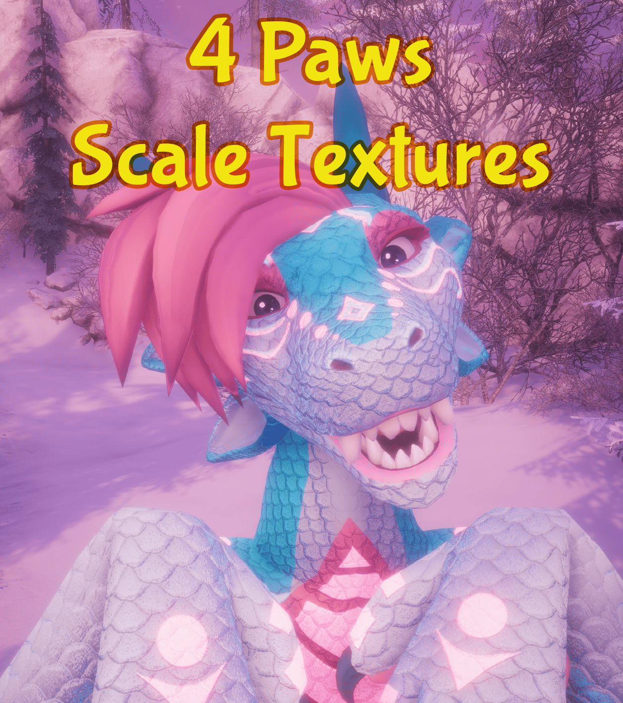 4 Paw Scale Textures