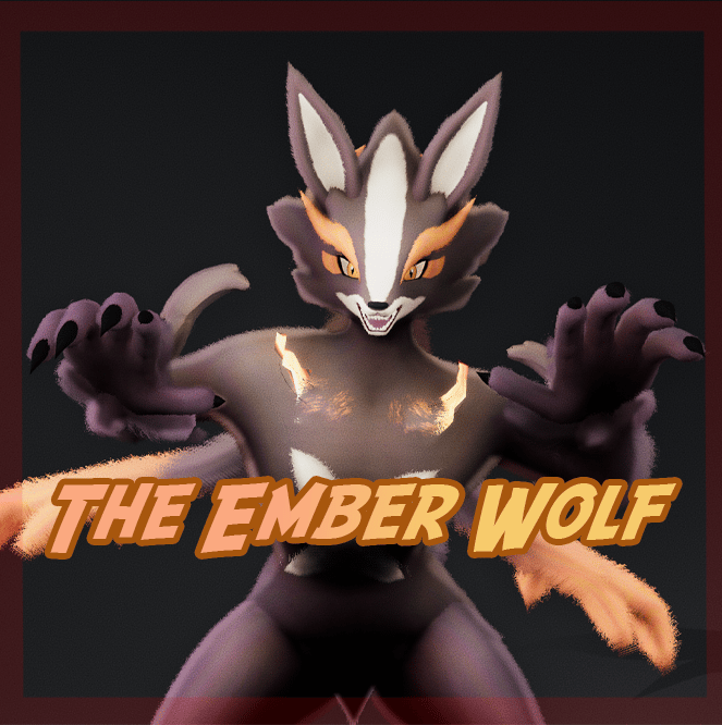 Ember Wolf - VRChat Avatar