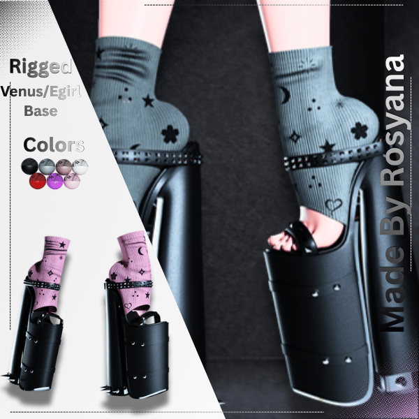 Velour Edge Heels(FREE)