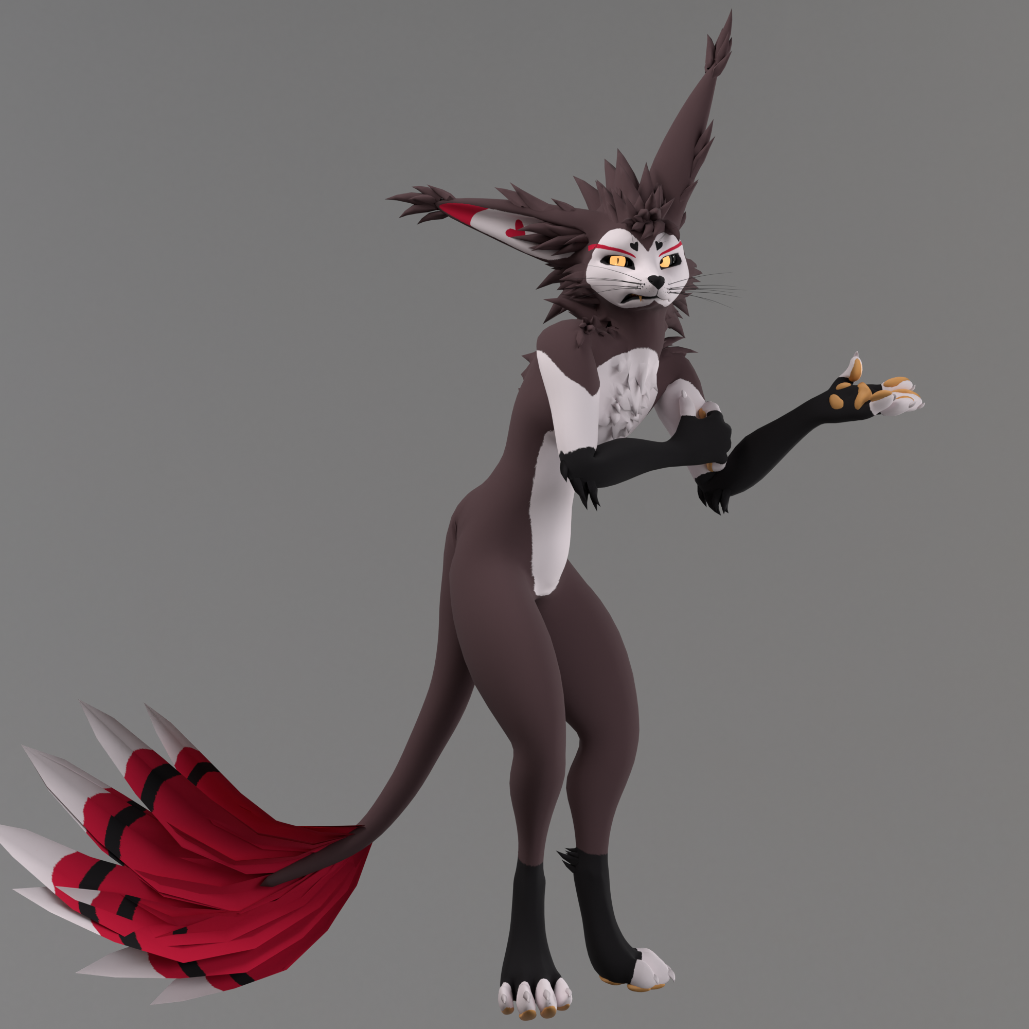 Husker Husk Cat Demon Hazbin Hotel Rexouium | Rex 1.7 Texture