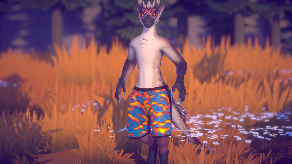 Sunclaw Shorts (VRChat Asset)