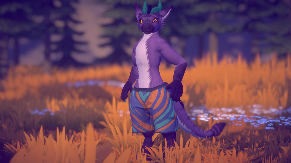 Moonfang Shorts (VRChat Asset)