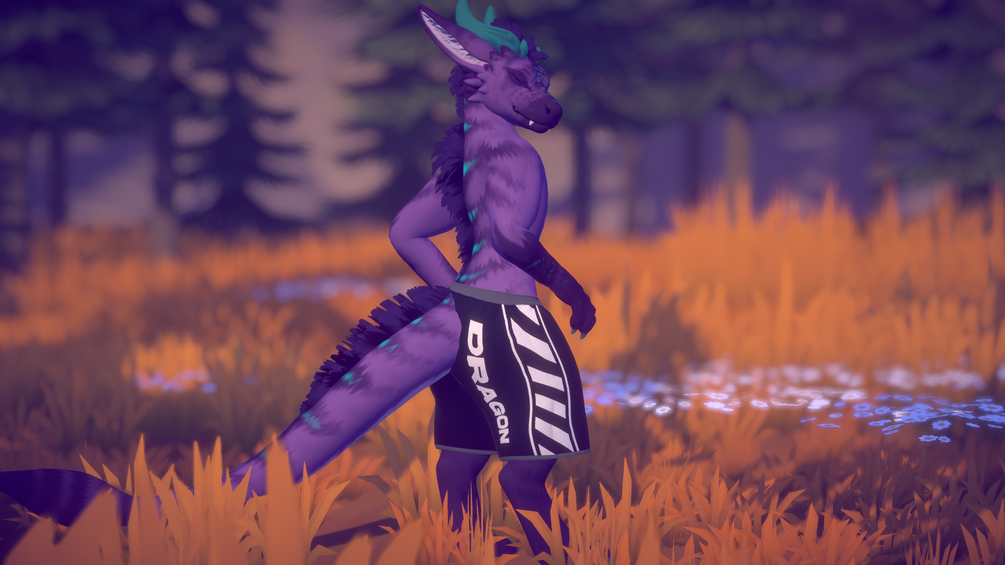 Moonfang Shorts (VRChat Asset)