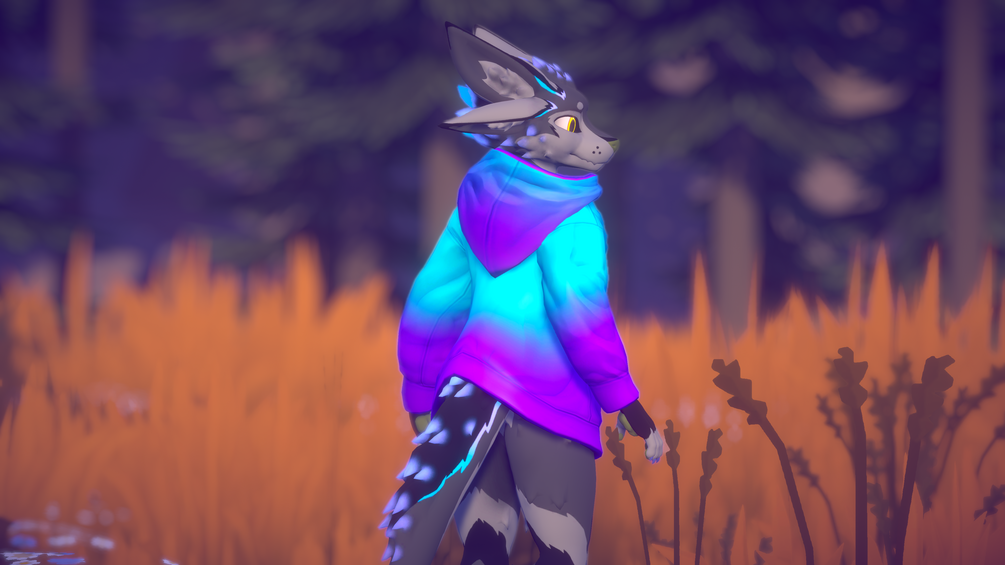 Deuzear Hoodie (VRChat Asset)