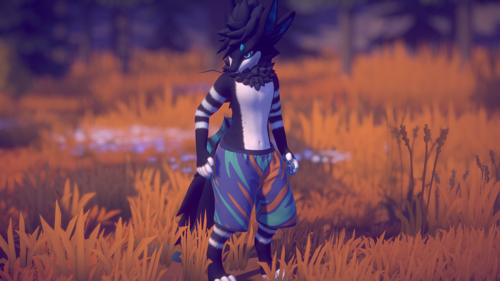 RegalFin Shorts (VRChat Asset)