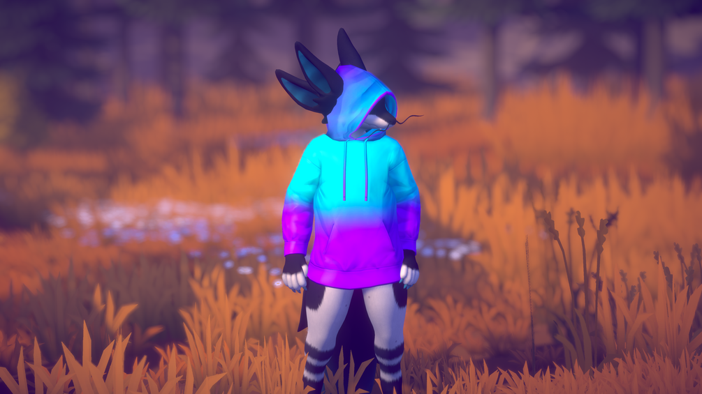 RegalFin Hoodie (VRChat Asset)