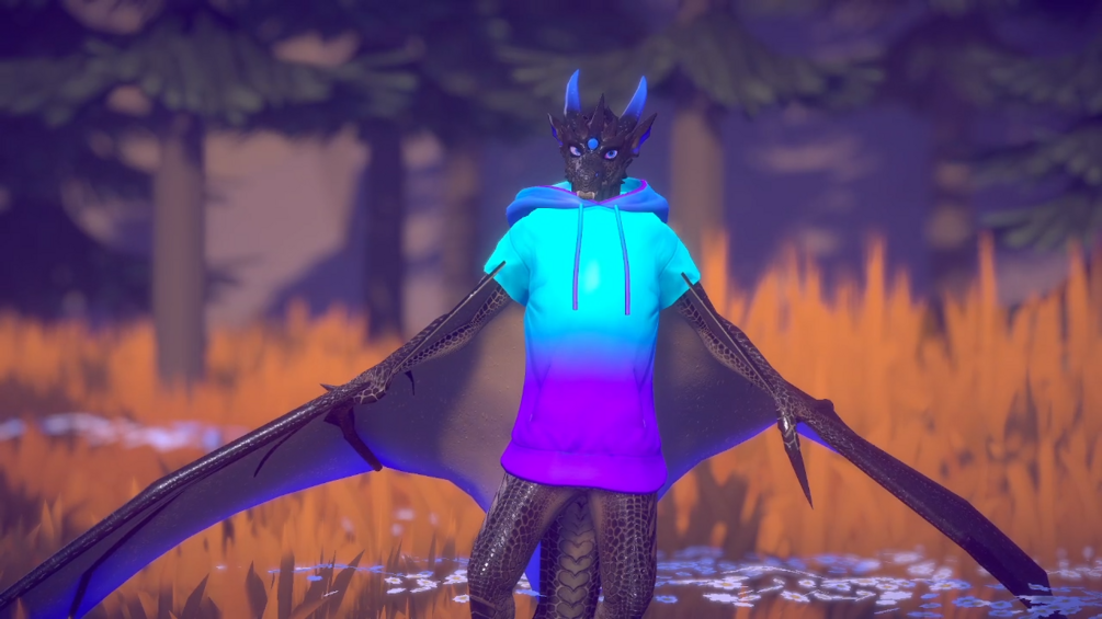 Scaled Wyvern Hoodie (VRChat Asset)