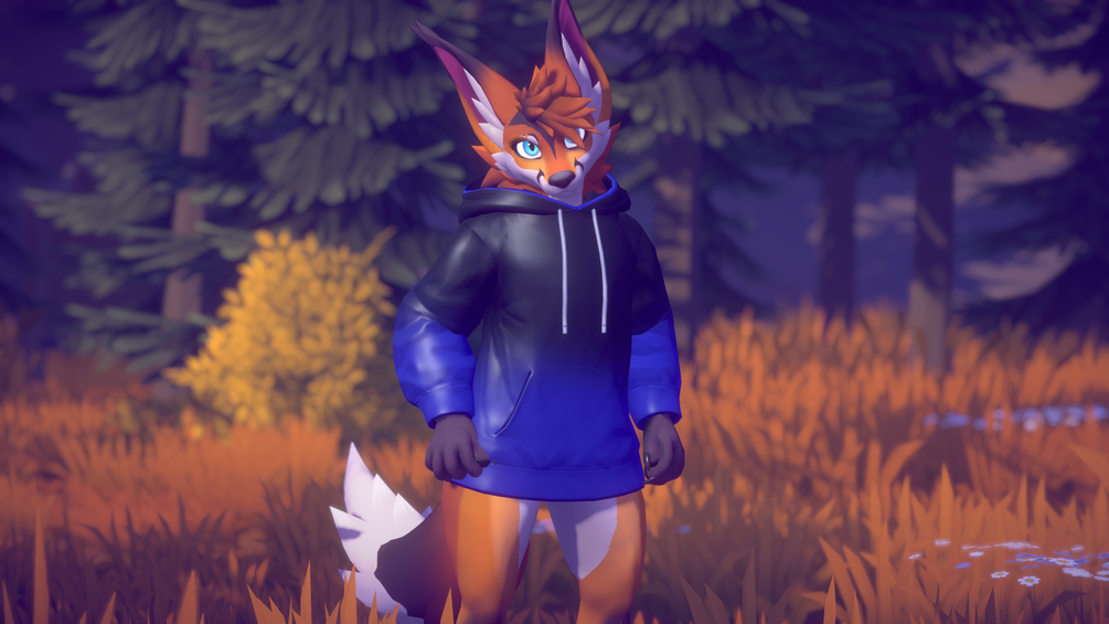 Vulper Hoodie (VRChat Asset)