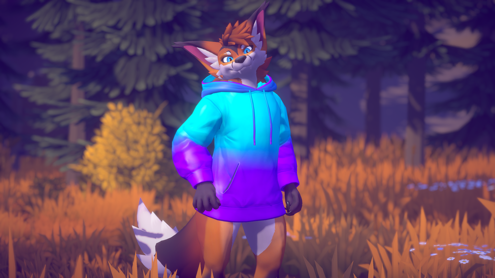 Vulper Hoodie (VRChat Asset)