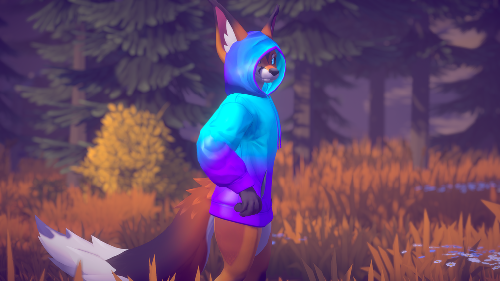 Vulper Hoodie (VRChat Asset)