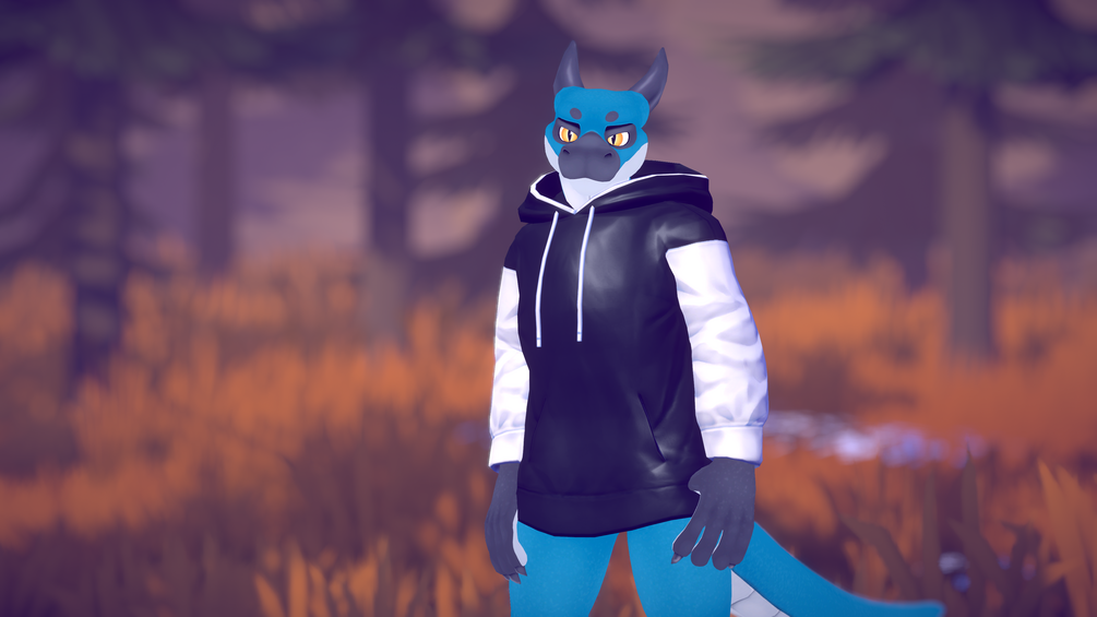 Zairiza Dragon Hoodie (VRChat Asset)