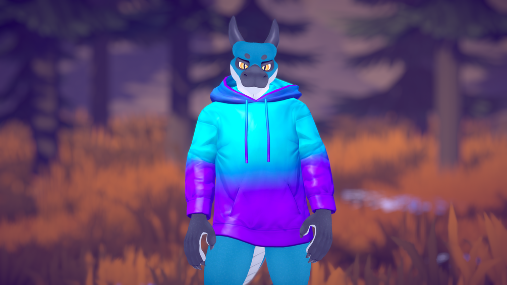 Zairiza Dragon Hoodie (VRChat Asset)