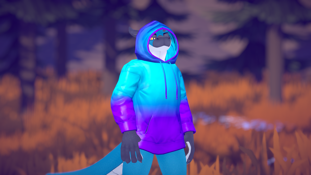 Zairiza Dragon Hoodie (VRChat Asset)