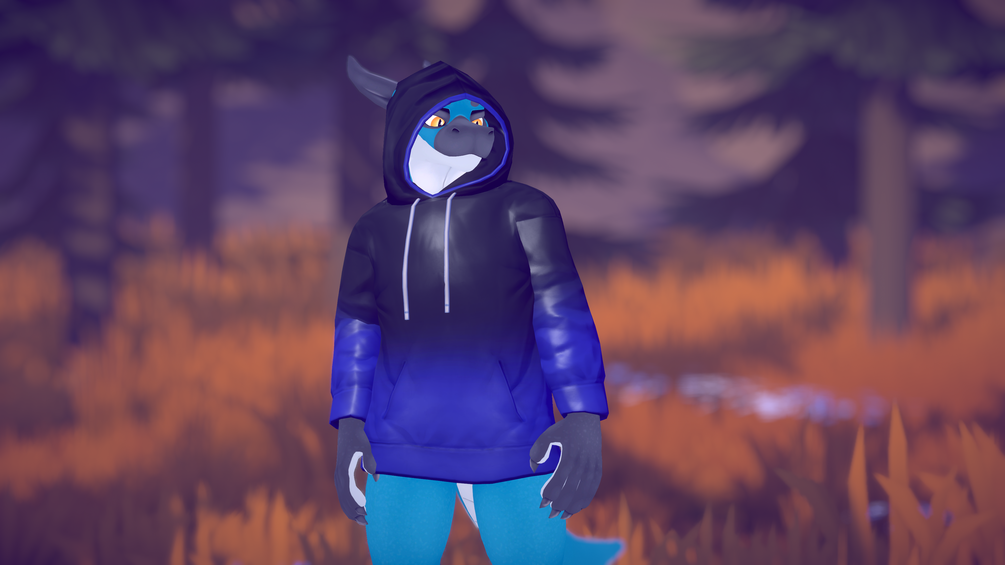 Zairiza Dragon Hoodie (VRChat Asset)