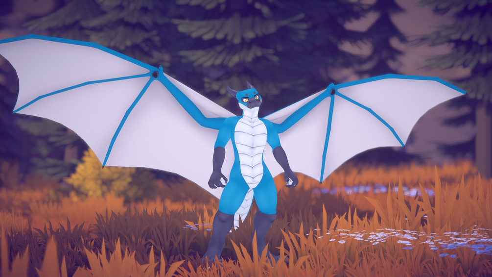 Zairiza Dragon Wings V2 (VRChat Asset)