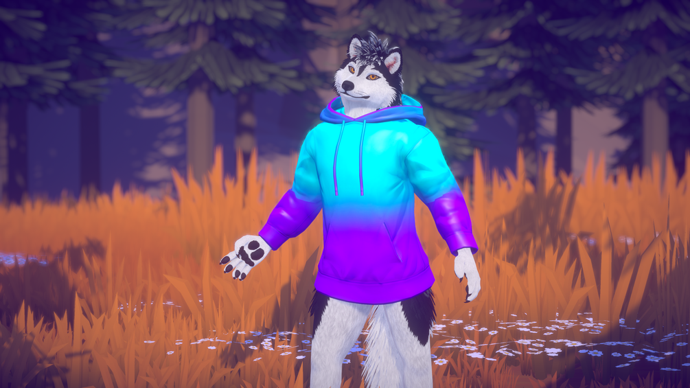 CleanerWolf Hoodie (VRChat Asset)