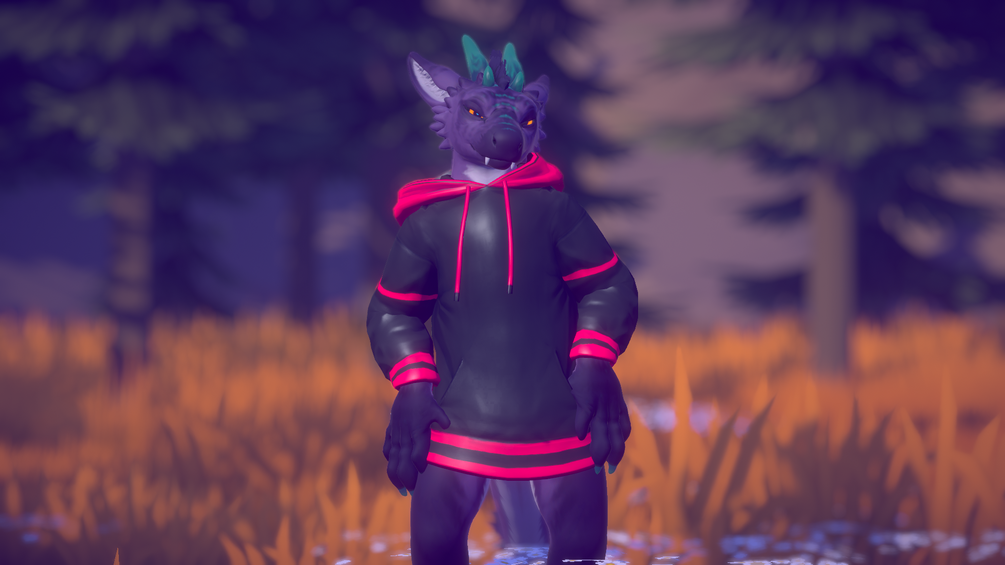 Moonfang Hoodie (VRChat Asset)