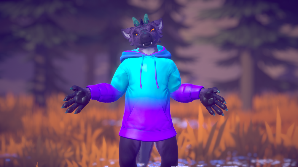 Moonfang Hoodie (VRChat Asset)