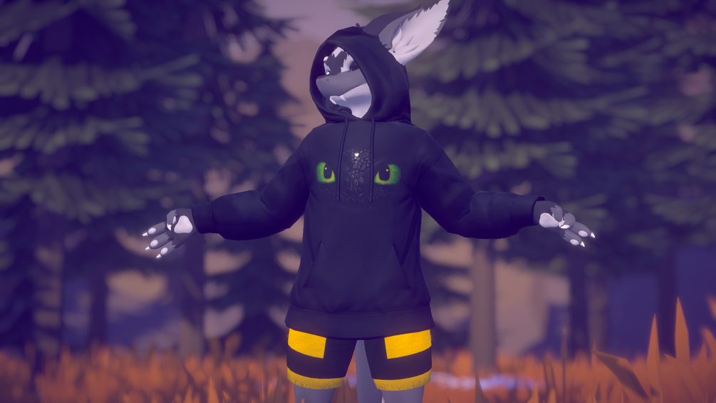 Nightfury Hoodie (VRChat Asset)