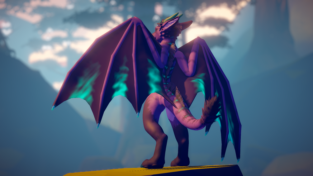 Moonfang Wings (VRChat Asset)