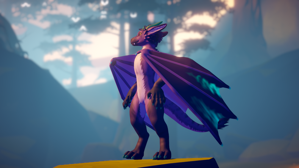 Moonfang Wings (VRChat Asset)