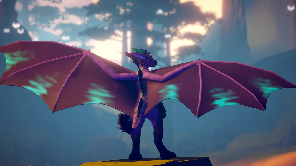 Moonfang Wings (VRChat Asset)