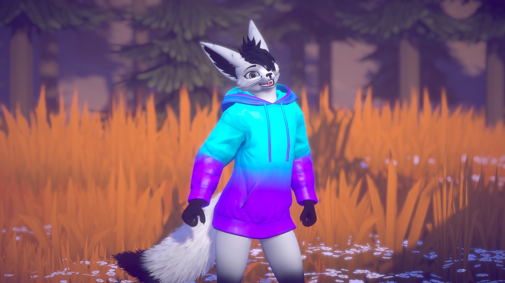 KitFox Hoodie (VRChat Asset)