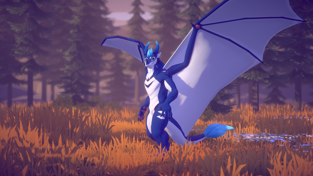 ZDragon Wings V2 (VRChat Asset)