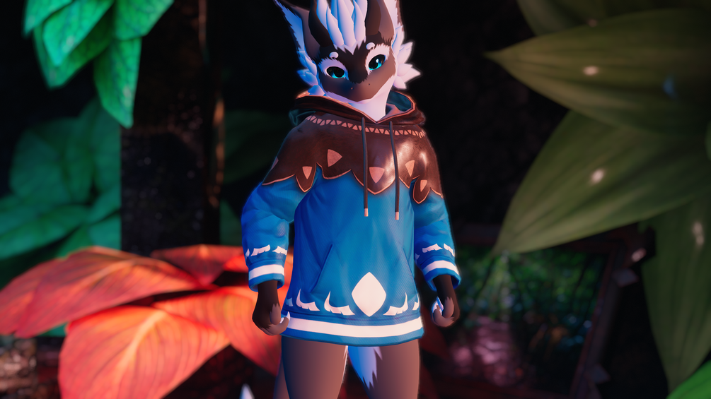 Furality Sylva Hoodie Textures (VRChat)
