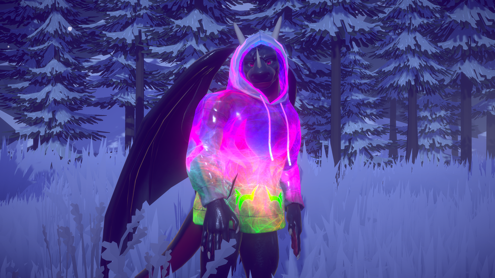 Draconian Hoodie for VRChat