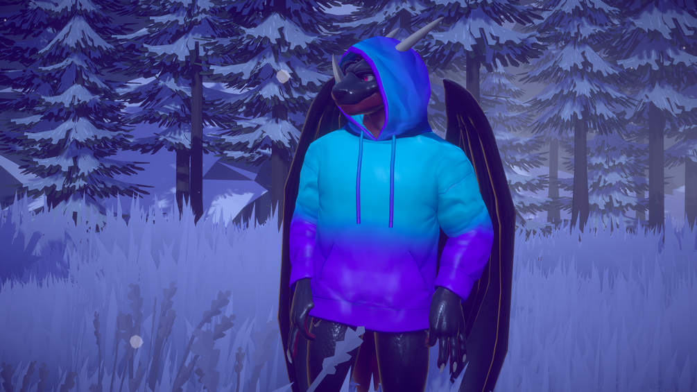 Draconian Hoodie for VRChat