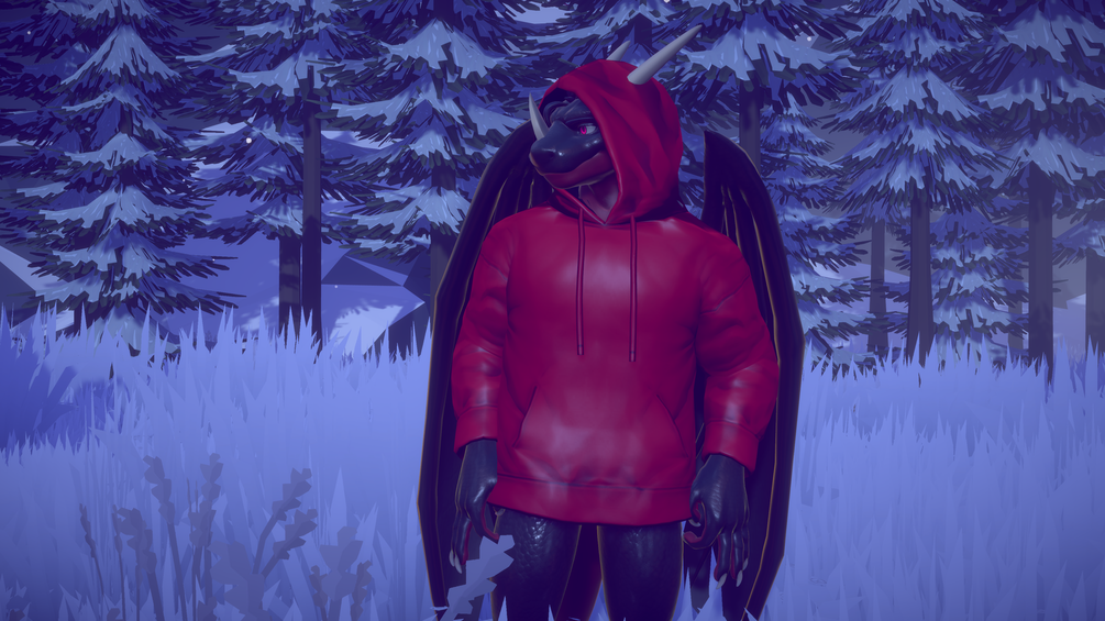 Draconian Hoodie for VRChat