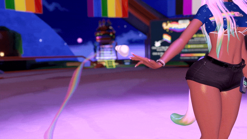 ~* Rainbow Ribbons *~ Free Pride Flow Toy