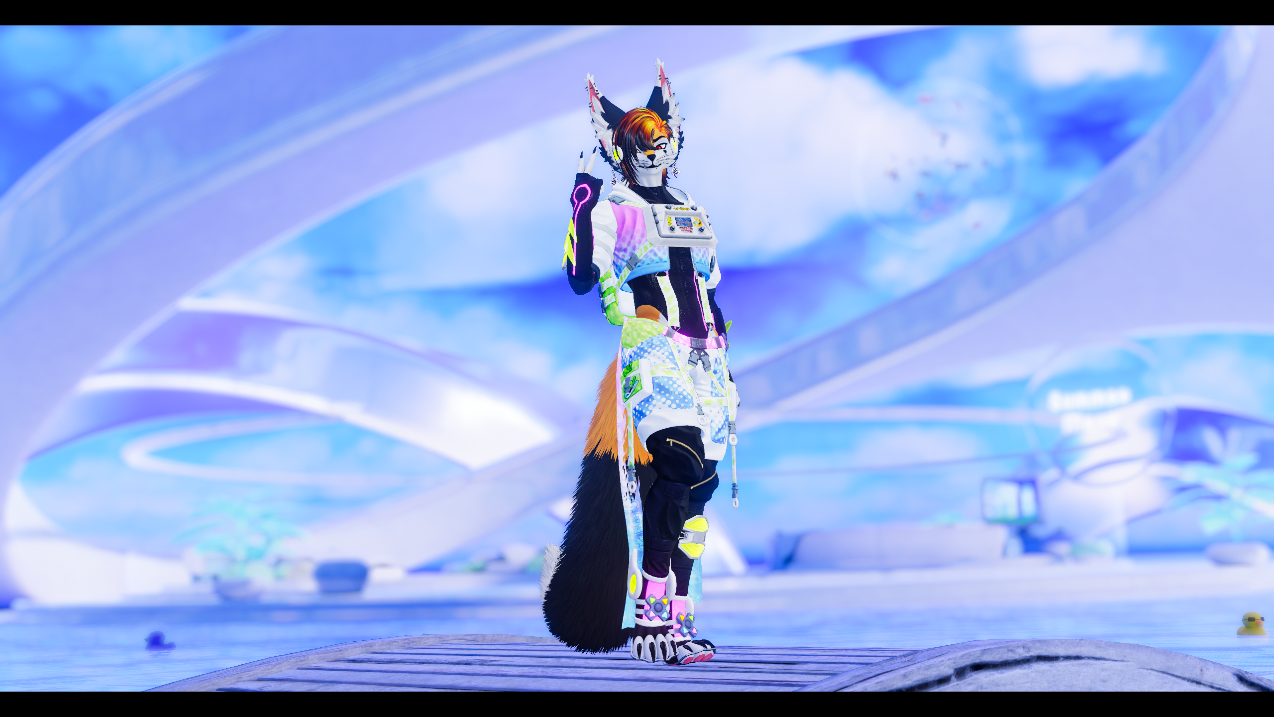 ElektroBeat II Ultra's Clothing - for Twink Fox II AudioLink, VRCFury Ready !!