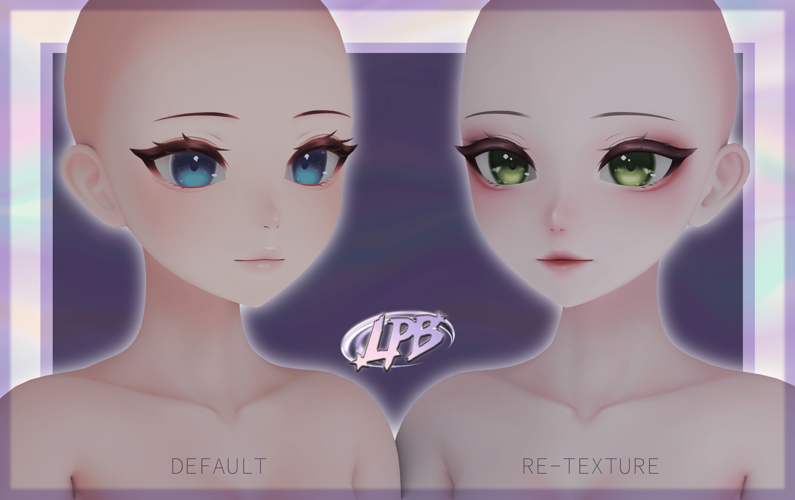 soft makeup textures (Starlight head)