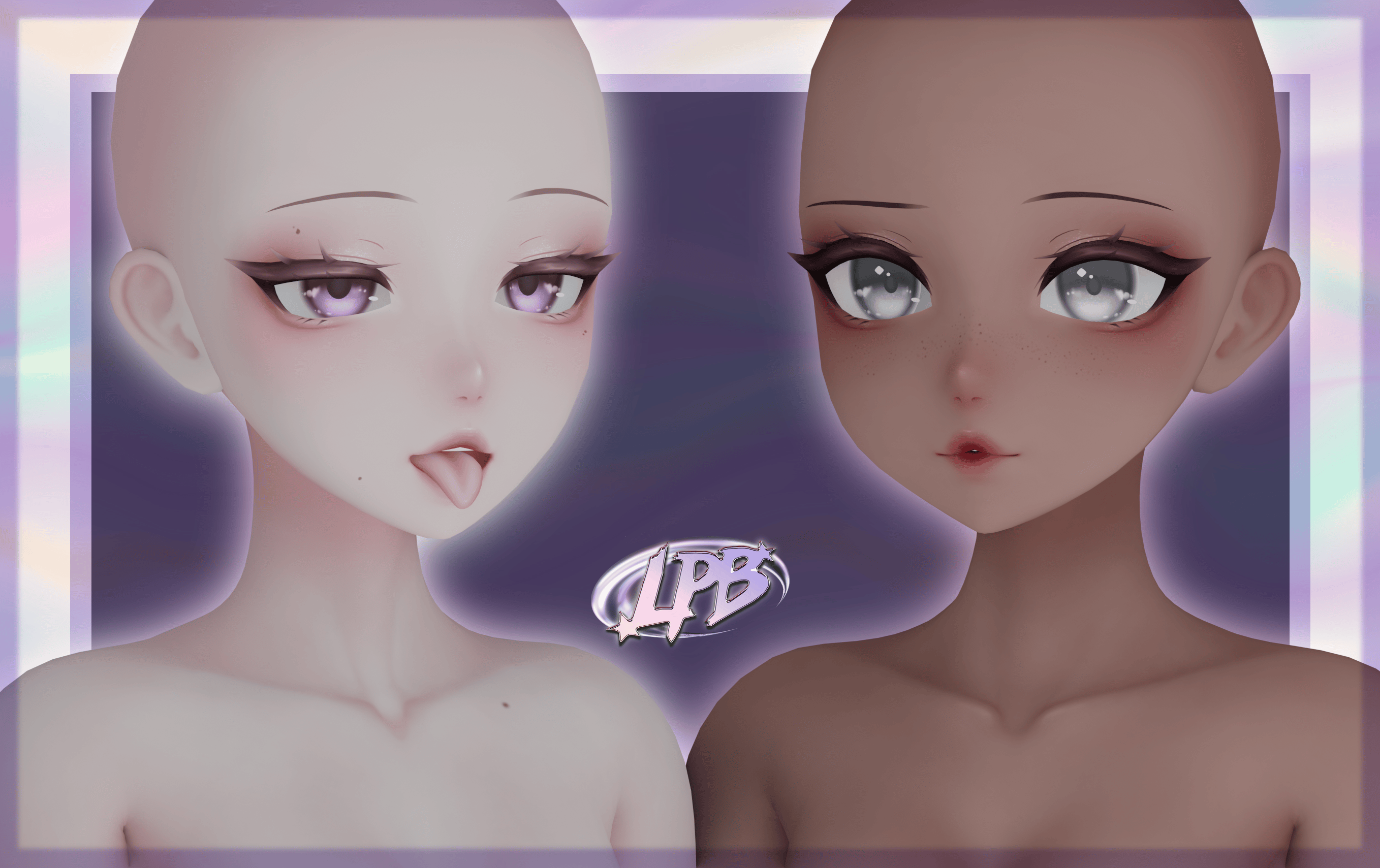 soft makeup textures (Starlight head)