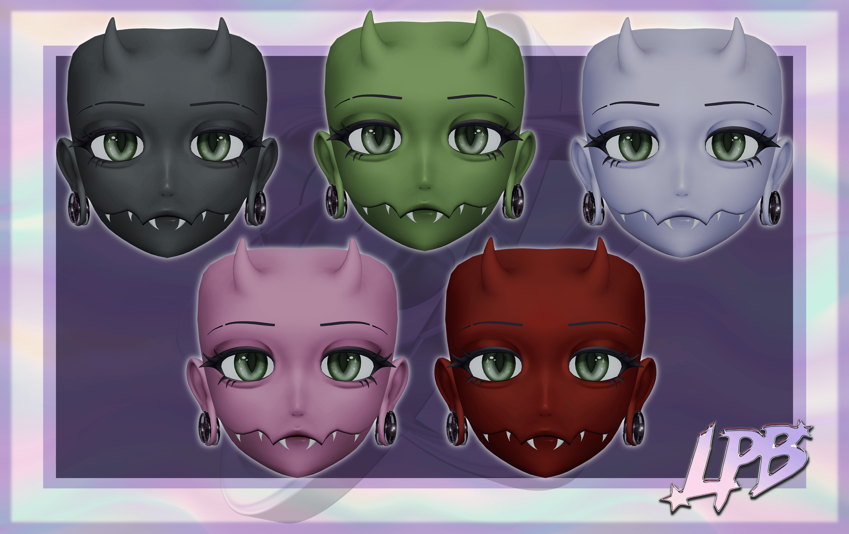 Uranus Head for VRChat/Vtubing (UE blendshapes)