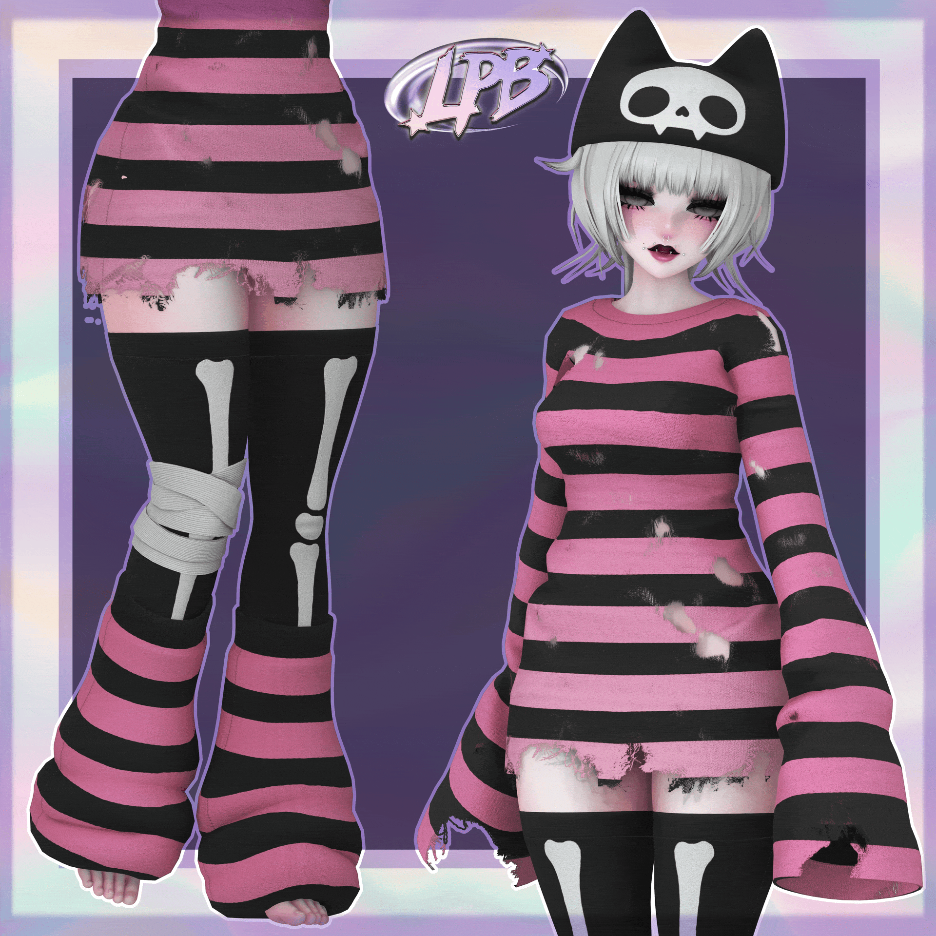 skelly kitty outfit