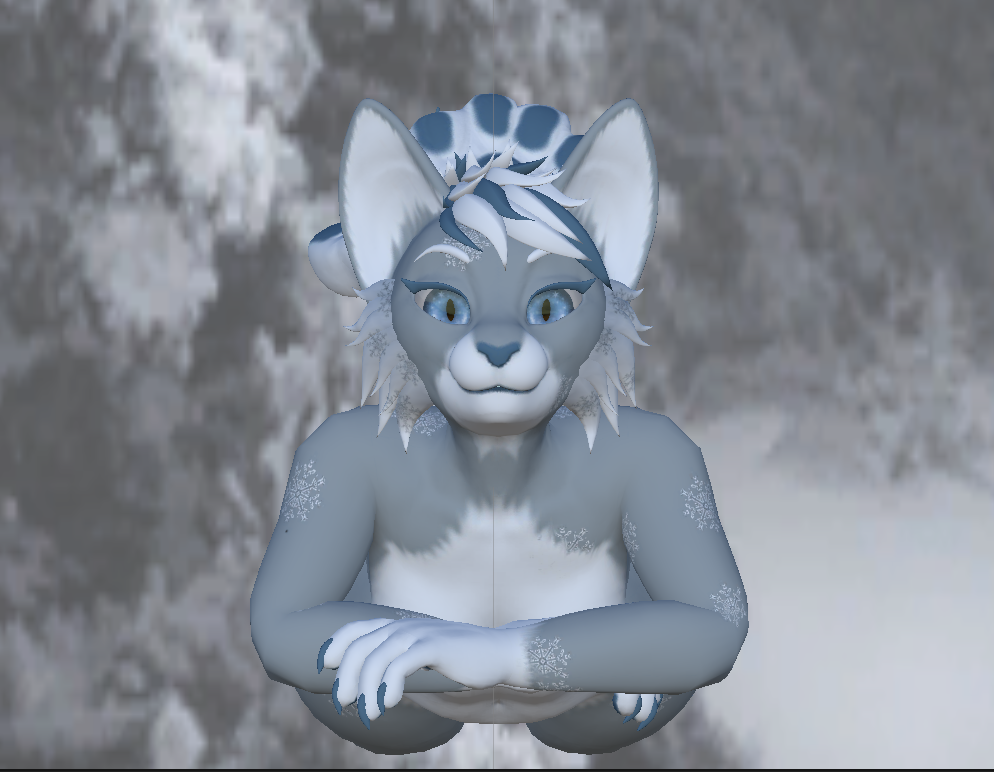 Winter Kitty - Chess Cat Texture