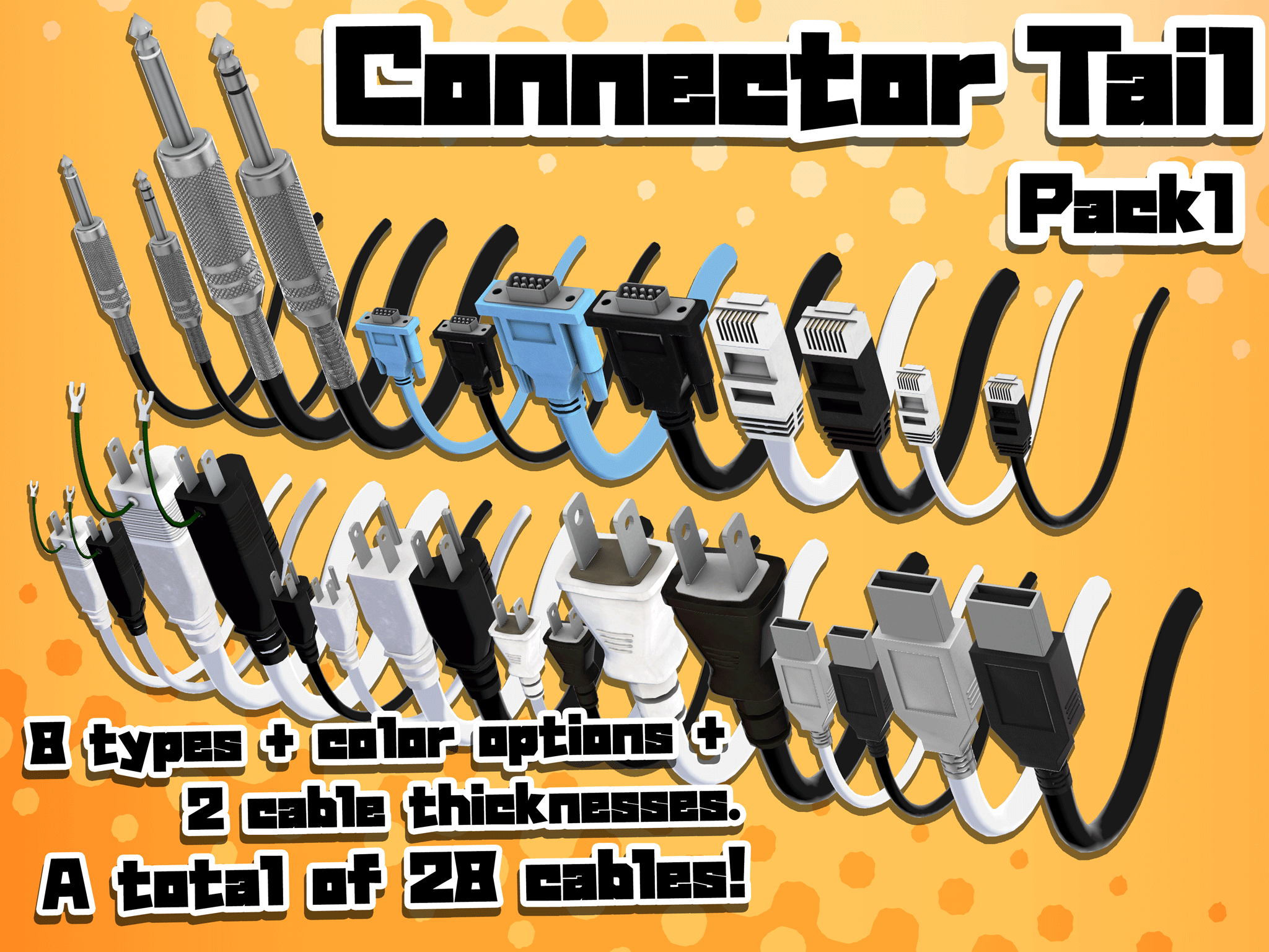 Connector Tail / Pack1