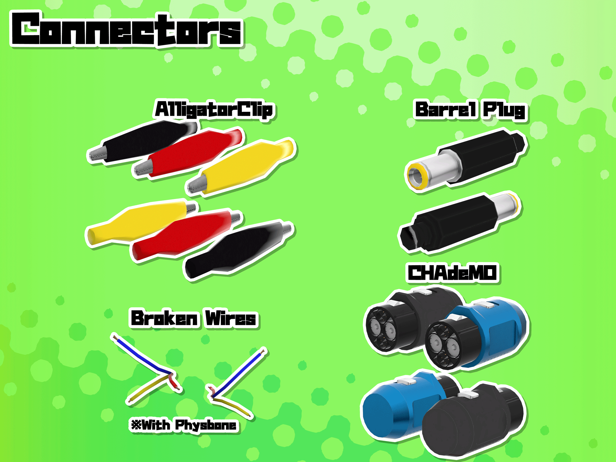 Connector Tail / Pack3