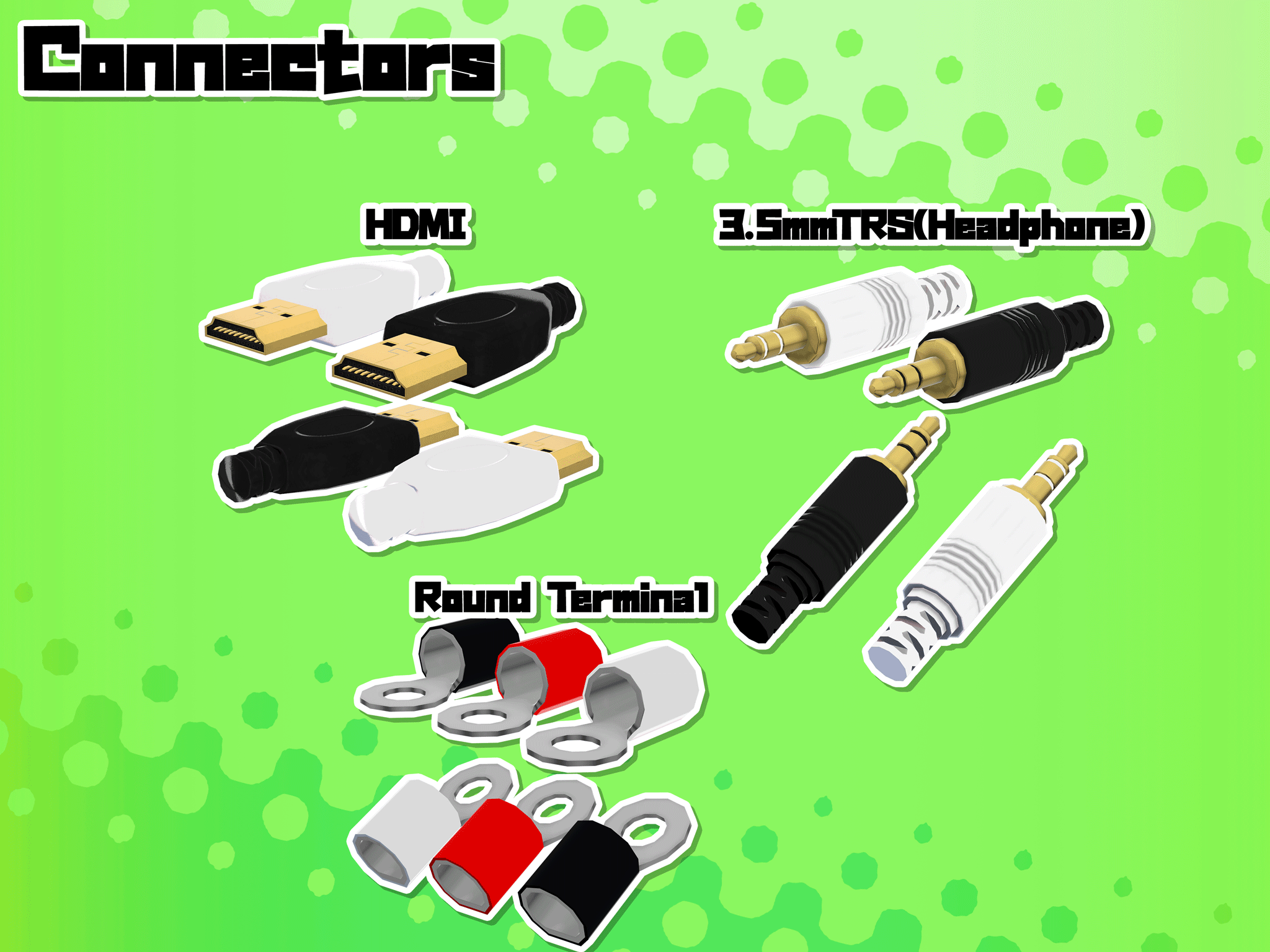 Connector Tail / Pack3