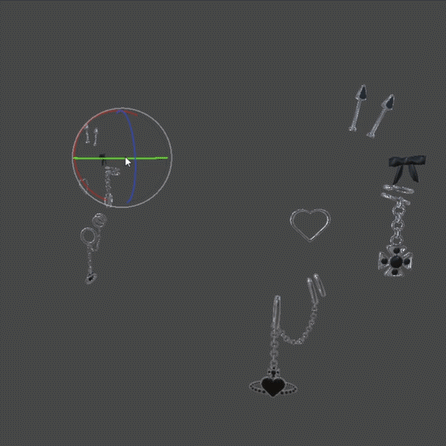 𐔌 . ⋮ Earrings | Server Free .ᐟ ₊ ꒱