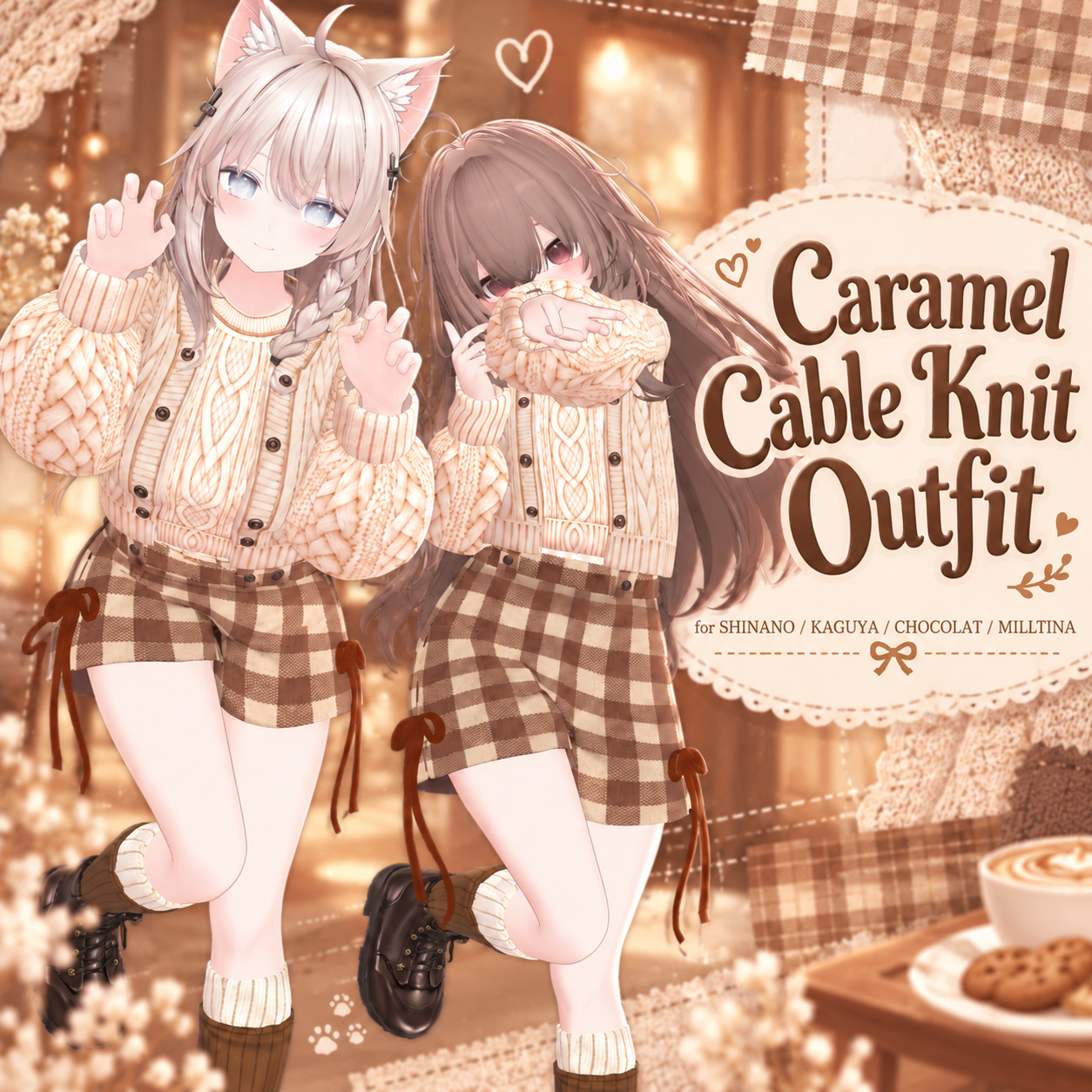 Caramel Cable Knit Outfit