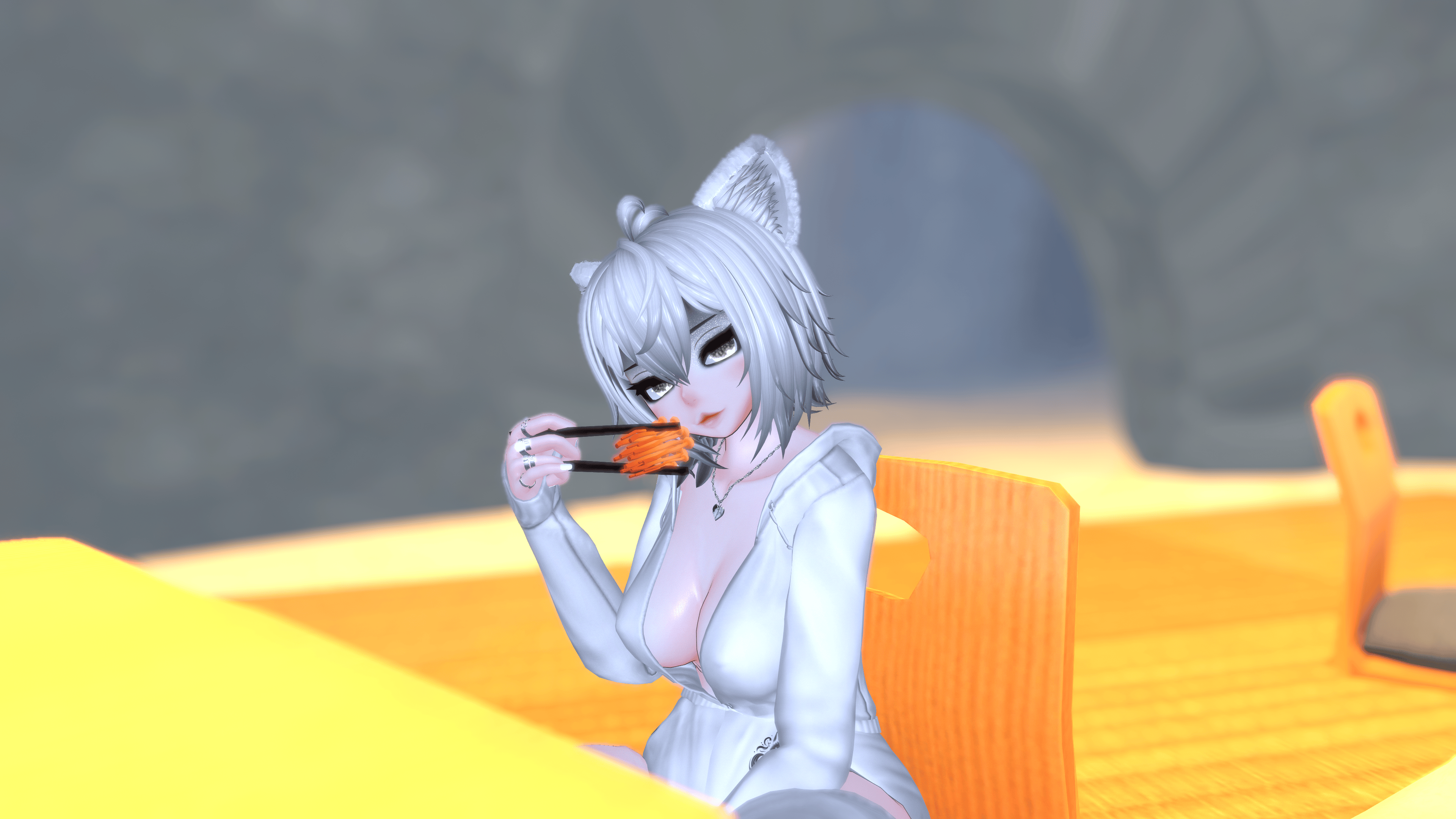Chesy Arctic Fox! FaceTracking! (PC/Quest)