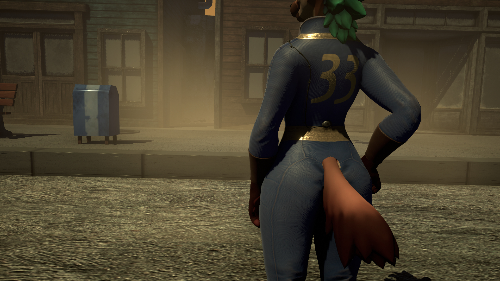 Vault-Tech Jumpsuit for Rexouium, Nardoragon, Novabeast, Hyenid, Wickerbeast