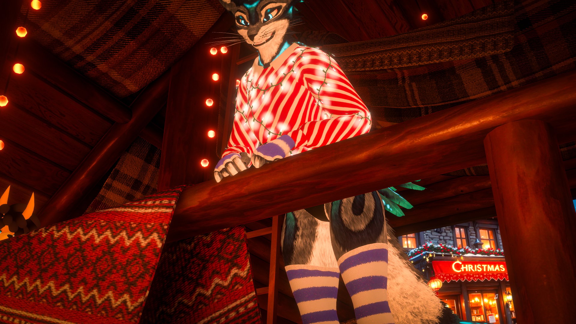 Festive Lights Sweater for Hyenid, Novabeast, Nardoragon, Mayu, and Rexouium