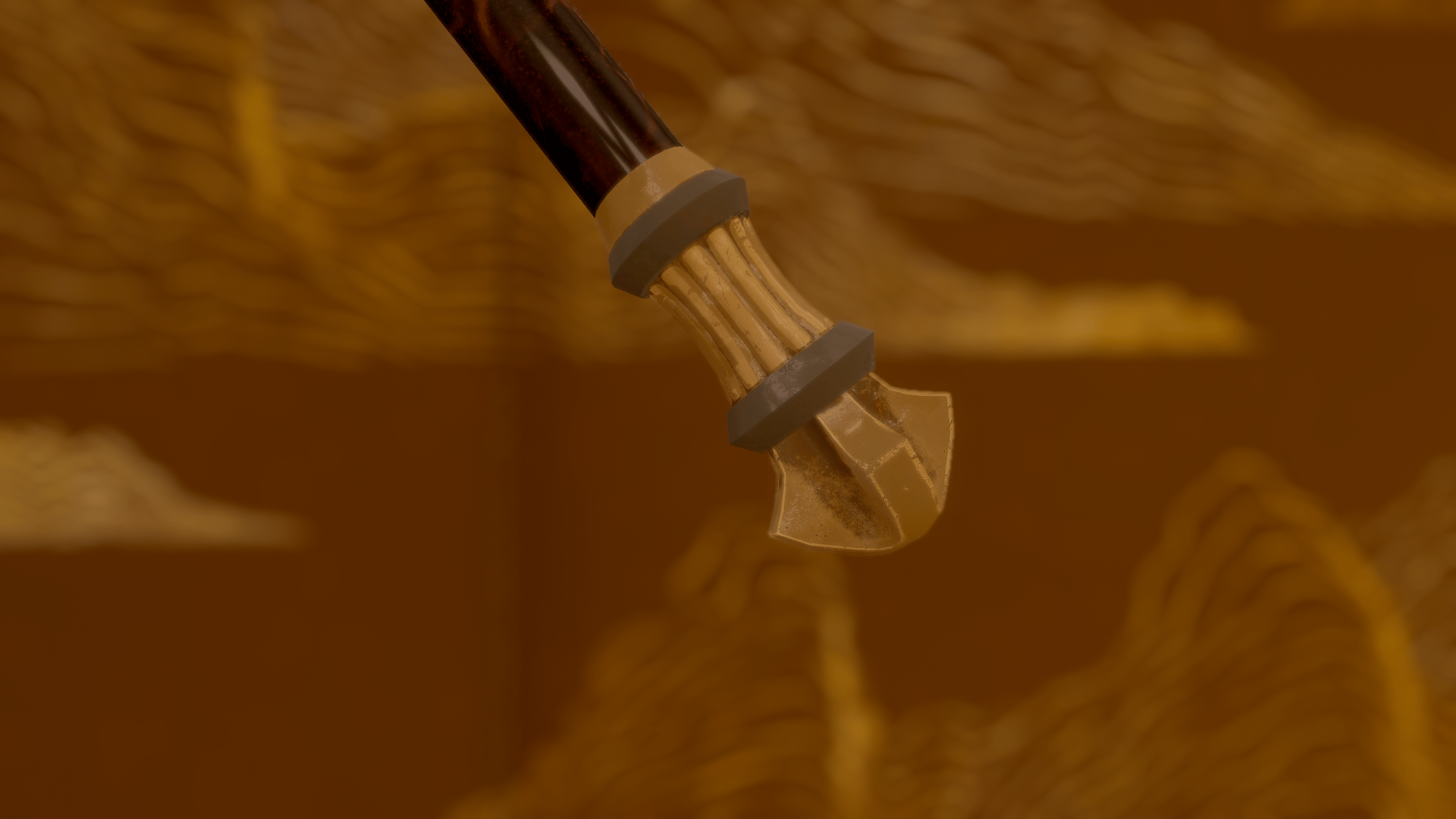 Damascus Red Axe