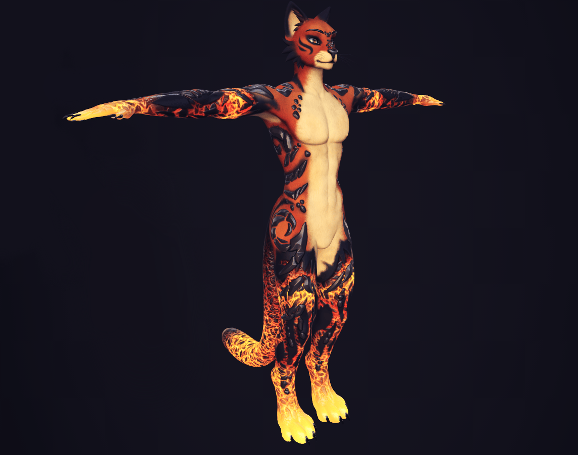 Felix Firecat texture (for the Felix Base)